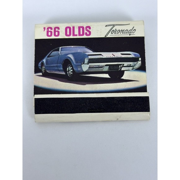 1966 Olds Toronado Matchbook Empty Harry Stephens Bloomington Indiana Auto - Picture 1 of 4